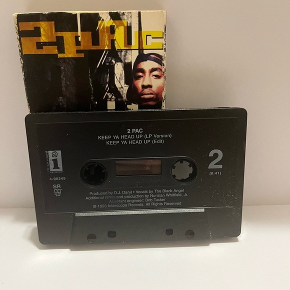 2 PAC/Tupac Shakur Keep Ya Head Up Cassette Single - Picture 6 of 6